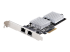 Startech 2-Port 10Gbps PCIe Network Adapter Card, Network Card for PCs/Servers, Full-Height/Low-Profile PCIe Ethernet Card w/Jumbo Frames, NIC/LAN Interface Card - Venstre vinkel