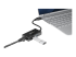 Startech 2 Port USB 3.0 Hub with Ethernet - Venstre vinkel