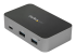 Startech 3 Port USB C 3.1 Gen 2 Hub with Ethernet Adapter, 10Gbps USB Type C to 2x USB-A & 1x USB-C Ports, USB Hub w/ BC 1.2 Phone Fast Charging, Superspeed 10Gbps USB C Hub with GbE - Høyre vinkel