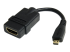 Startech 5in High Speed HDMI Adapter Cable - Høyre vinkel