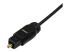 Startech 15 ft Thin Toslink Digital Optical SPDIF Audio Cable - Nærbilde