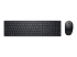 Dell Pro KM5221W - Tastatur- og mussett - Topp