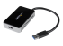 Startech USB 3.0 to HDMI & DVI Adapter with 1x USB Port - Venstre vinkel